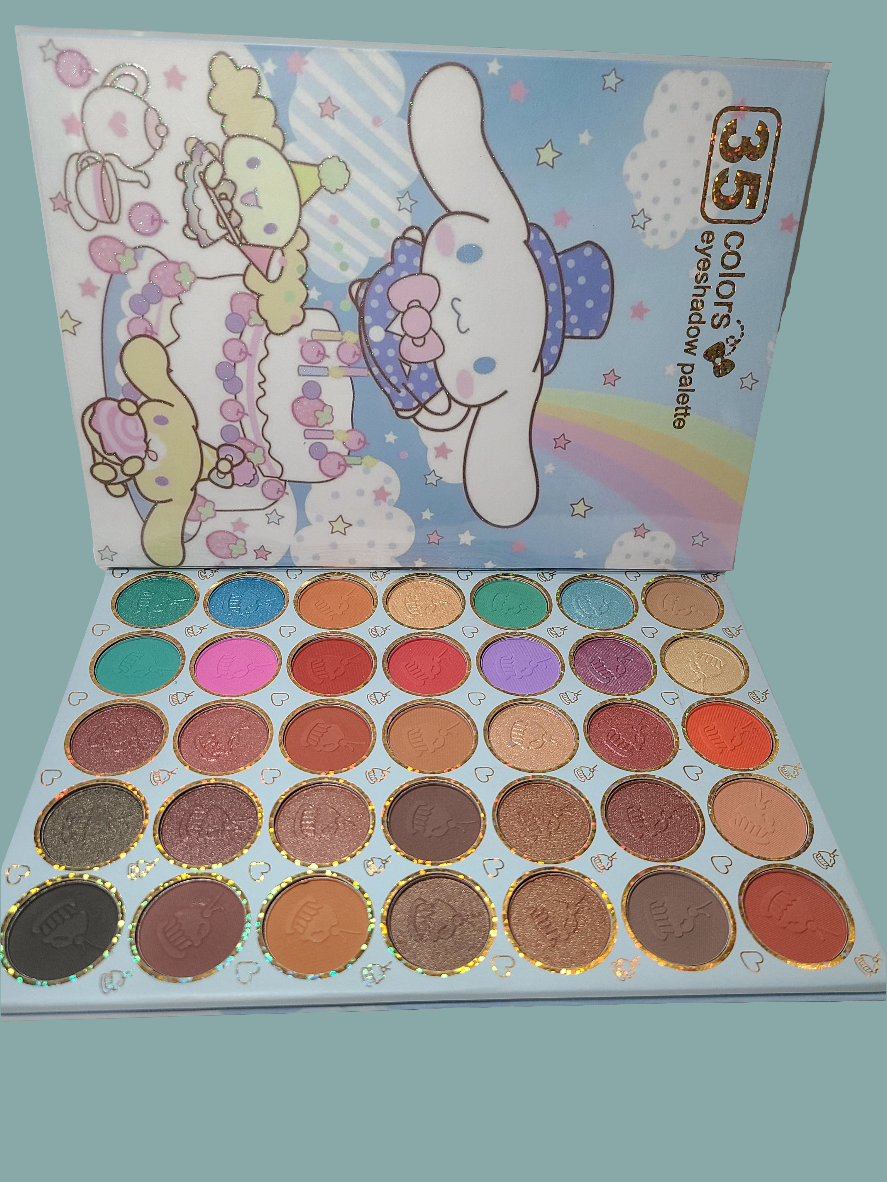 happy time 35 colors  eyeshadow palette