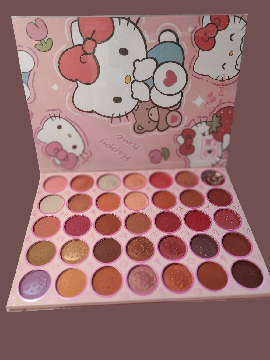 happy time 35 colors  eyeshadow palette